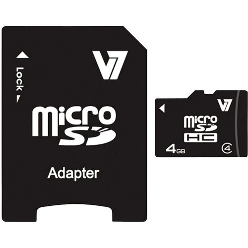 4GB microSD Class 4 Memory Card With Adapter