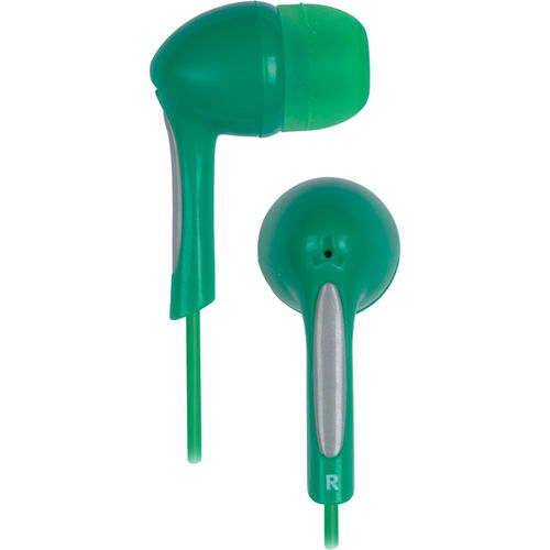 Pillowz Stereo Earbuds-Green