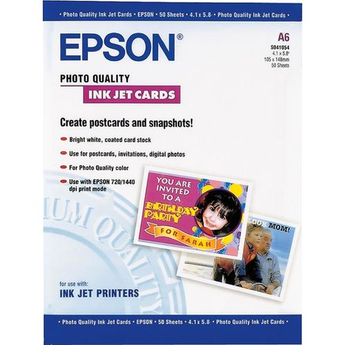 PHOTO QUALITY INKJET CARDS, A6 SIZE