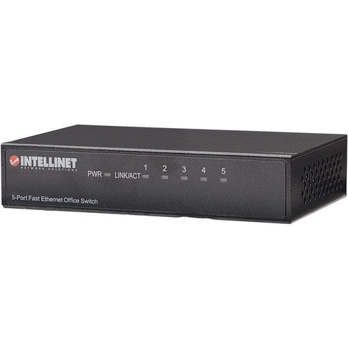 5-Port Fast Ethernet Office Switch - Black