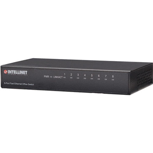 8-Port Fast Ethernet Office Switch - Black