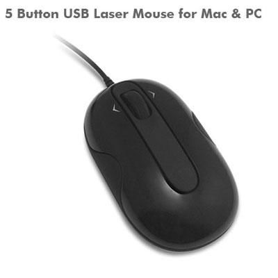 USB Laser Mouse Black