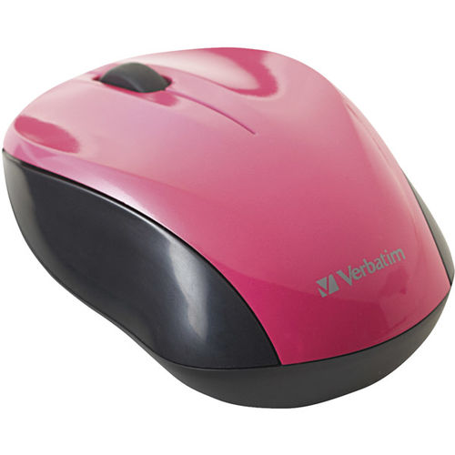 Nano Wireless Notebook Optical Mouse-Pink