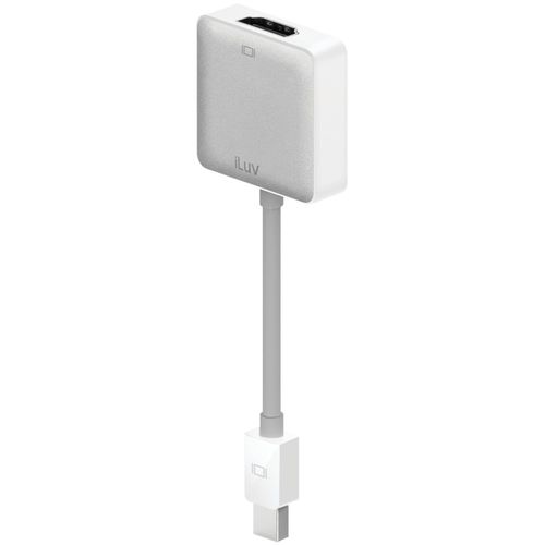 ILUV iCB703WHT Mini DisplayPort to HDMI(R) Adapter, 2.4""