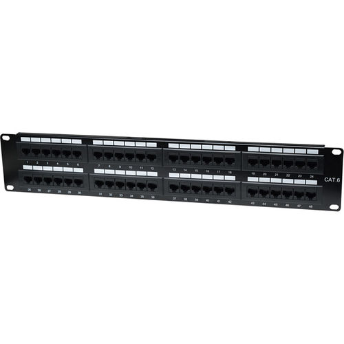 Cat6 Patch Panel - Black