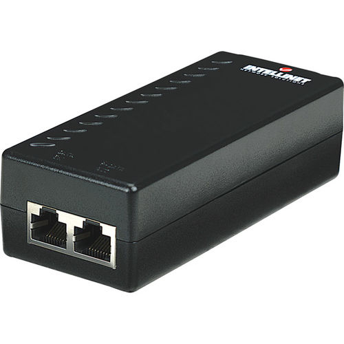 Single Port Power over Ethernet (PoE) Injector  - Black