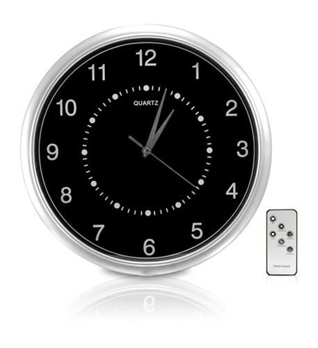 Wall clock color camera with SD recorder