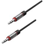 ILUV iCB117BLK Premium Coiled Auxiliary Audio Cable, 6 ft