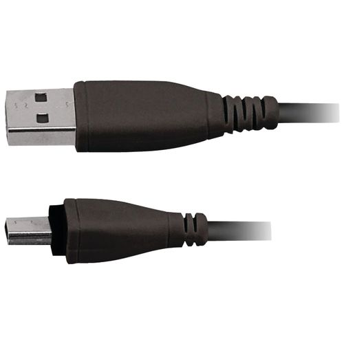 RCA AH731CBR A-Male to Mini B-Male Coiled USB Cable, 2 ft