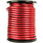 DB LINK STPW4R100Z Soft Touch Power Wire (4-Gauge, Red, 100ft Roll)