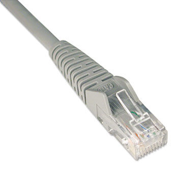 CAT6 Snagless Patch Cable, 50 ft., Gray