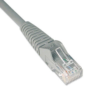 CAT6 Snagless Patch Cable, 14 ft., Gray