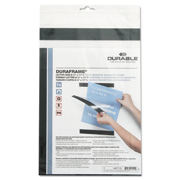 DURAFRAME Sign, 8 1/2 x 11, Black