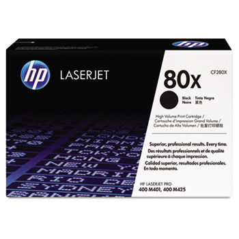 CF280X, HP-280X, High-Yield Toner, 6900 Page-Yield, Black