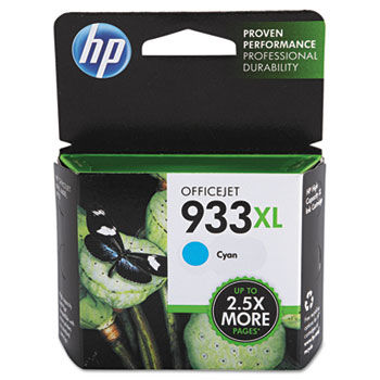 CN054AN140 (HP 933XL) Ink, 825 Page-Yield, Cyan