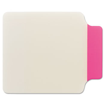 Durable Note Tabs, 2 3/4 x 3 3/8, Pink, 10/PK