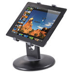 Stand for 7-10 Inch Tablets, Swivel Base, Plastic, Black