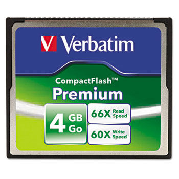 Premium CompactFlash Memory Card, 4GB