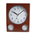 Fineline 00660 3 in 1 Weather Station Wall Clock