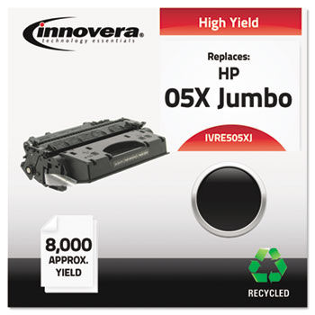 Remanufactured CE505X(J) (5X) Laser Toner, 8000 Yield, Black