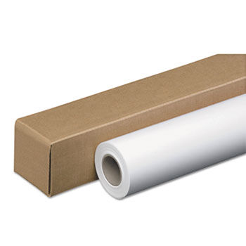 Wide-Format Inket Paper Roll, 24 lbs., 2"" Core, 42"" x 150 ft, White. Amerigo