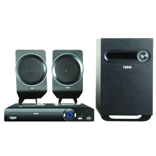 Naxa 2.1 Channel DVD Home Theater System with Progressive Scan DVD Player and USB Input