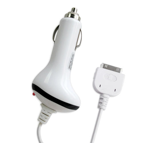 Naxa DC 12V Car Charger for iPod and iPhone