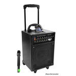 600 Watt VHF Wireless Portable PA System/Echo w/iPod Dock