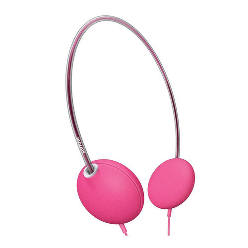 Philips Lightweight Headphones (Pink)