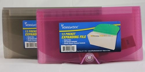 Expanding File 13 pocket - Check Size Case Pack 24