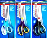 Scissors 8"" Pointed Tip - Soft Grip - assorted colors Case Pack 48