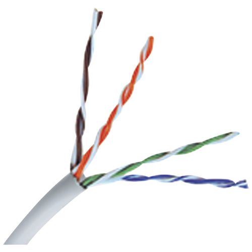 AXIS AV82312 CAT-5E Cable, 1,000 ft (White)