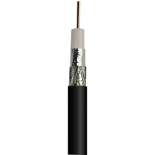 AXIS AV82250 Bare Copper Single RG6 Coaxial Cable, 1000 ft