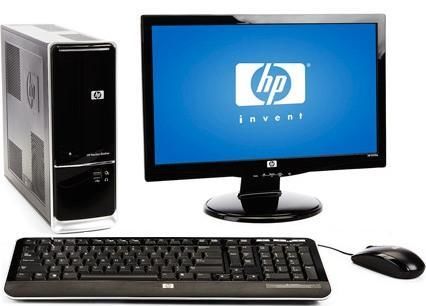 HP Pavilion Slimline S5603W-B Sempron 140 2.7Ghz 3GB 320GB DVD+/-RW with 18.5'' LCD Win 7 HP (Black)