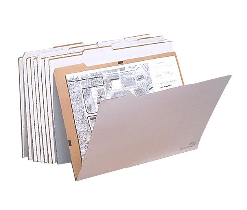 AOS Flat Storage File Folders - Stores Flat Items up to 18x24 - Pack of 10