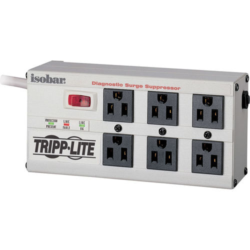 6-Outlet Isobar Premium Surge Suppressor - 3330 Joules Protection