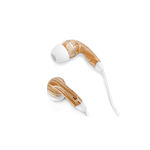 EP5437 Graphic Collection Wood Headphones- White