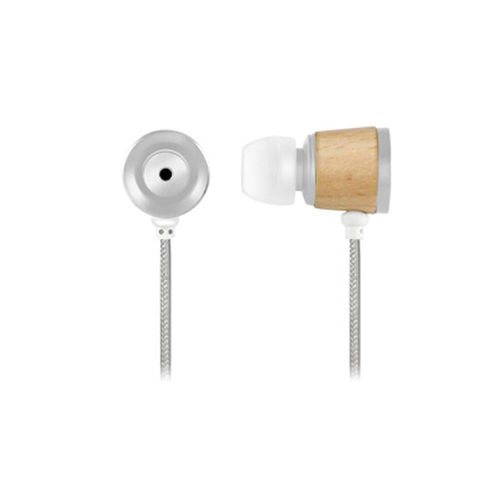 EP5497 Wooden Chamber Headphones- Silver
