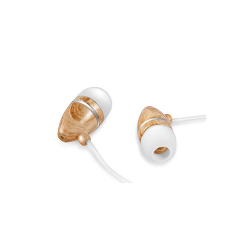 EP5438 Graphic Collection Wood Headphones- White
