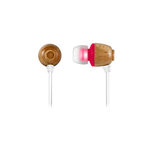 EP5500 Wooden Chamber Acoustic Headphones- Pink
