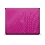 Pink Flexi-Clear Case With Dot Wave Pattern For iPad 1G