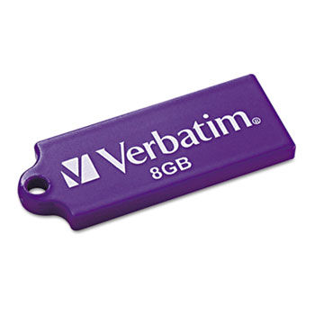 Tuff 'n' Tiny USB 2.0 Drive, Purple, 8 GB