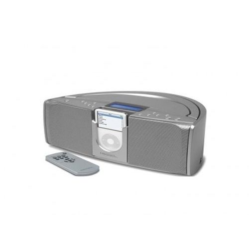 Emerson iP550 iTone Portable Stereo System for iPods (Silver)