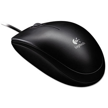 B100 Optical USB Mouse, Black, TAA Compliant