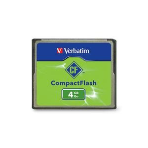 Card CompactFlash 4GB Verbatim Branded TAA