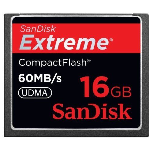 Card CompactFlash 16GB Extreme 60MB/Sec Replacement SDCFX-016G-A46