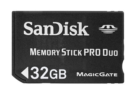 Card MemoryStick Pro Duo 32GB SanDisk Replacement SDMSPD-032G-A46