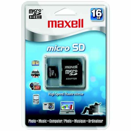 Card SD Micro 16GB with Adaptor Class 6