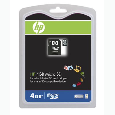 Card SDHC Micro 4GB Class 4 with Adapter