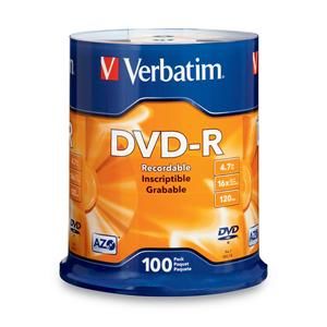 Disc DVD-R 4.7GB 16X Branded Surface 100PK Spindle